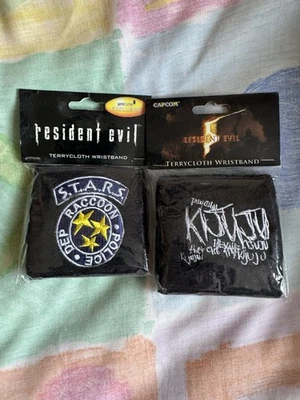 Rare Capcom Resident Evil Terrycloth Wristband’s SEALED - Image 1 of 2
