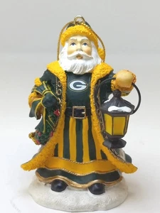 NFL Green Bay Packers Santa Figurine Ornament 2003 Football Limited Edition 3" - Picture 1 of 7