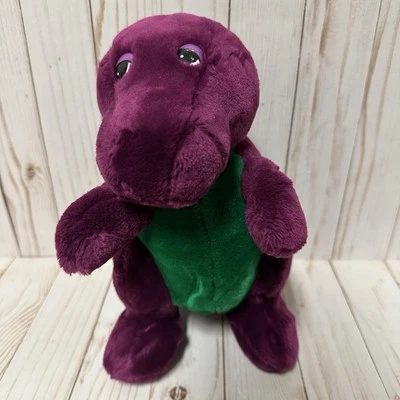 Vintage Dakin The Lyons Group Barney Backyard Gang Plush Closed Mouth 10 Inch - Image 1 of 4