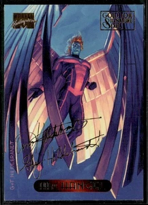 1994 Fleer Marvel Masterpieces Hildebrandt #2 Archangel Gold Foil Signature - Picture 1 of 2