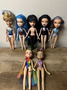 Lot Of 7 Vintage Bratz Dolls Bundle Modified Read Description - Picture 1 of 8