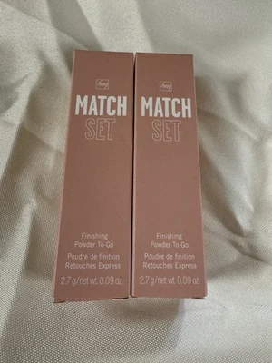 NEW fmg MATCH SET FINISHING POWDER TO-GO~ "INVISABLE COLOR" 2 Pack - Image 1 of 2
