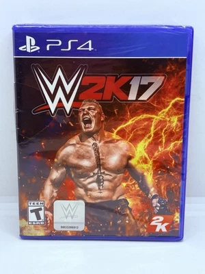 WWE 2K17 для Sony PlayStation 4 (совершенно новый/запечатанный) [большой разрыв целлофана] - Изображение 1 из 4