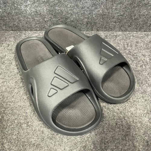 Sandali Adidas Adicane Slide Unisex Taglia M12 W13 Nero Carbonio HQ9915