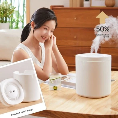 Quiet Desktop Cool Fogger 2 Holes Cool Mist Air Purifier  Travel - Image 1 of 4