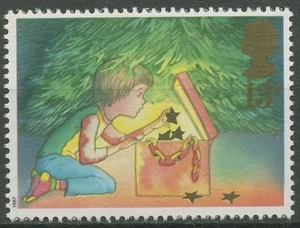 Großbritannien 1987 Weihnachten 1126 II (rückseitig blaue Sterne) postfrisch - Picture 1 of 2