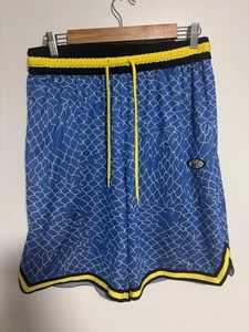 RARO pantaloncino basket uomo Nike Large DNA stagionale Dri-Fit blu giallo nero - Foto 1 di 4