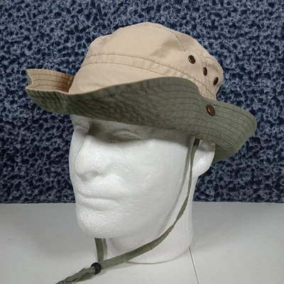 Sombrero para el sol REI Boonie S/M broches laterales banda para el sudor cordón flexión algodón/nylon Foto 1 de 4