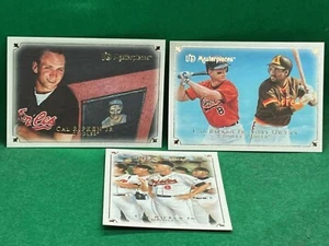 Cal Ripken Jr. 2017 UD Masterpieces Orioles 3 Card Lot - Picture 1 of 1
