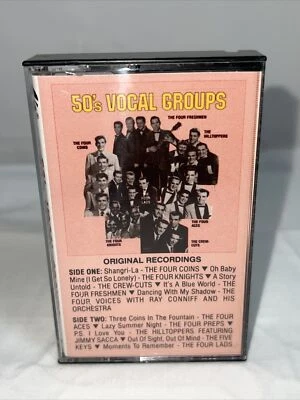 50s Vocal Groups 1988 CBS Cassette Tape Four Coins, Four Freshman Good Condition - Image 1 of 4