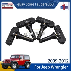 4x Tire Pressure Sensor For 2009-2012 Jeep Wrangler TPMS 56029479AB 56029479AA - Picture 1 of 12