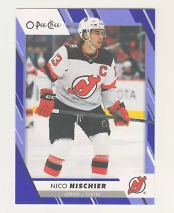 2023-24 O-Pee-Chee OPC LILA #162 NICO HISCHIER New Jersey Teufel - Bild 1 von 2