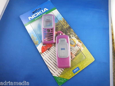 Carcasa trasera frontal original Nokia 2100 Xpress-on 0274134 CC-5D fucsia Foto 1 de 4