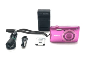 [NEUWERTIG] Nikon COOLPIX S3700 Pink 20.1MP 8x WLAN Digitalkamera aus JAPAN - Bild 1 von 10