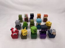Lot Of 15 Minecraft Minecart Mini-Figures Pumpkin Creeper Zombie Enderman