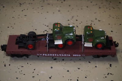  Lionel 6-17518 9823 Flatcar with Corgi Mack Trucks - Image 1 of 3