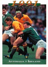 ✺New✺ 1995 WALLABIES Rugby Union Card MICHAEL LYNAGH World Cup