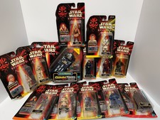 Star Wars Episode 1 Huge Lot of CommTech Action Figures + Commtech Reader