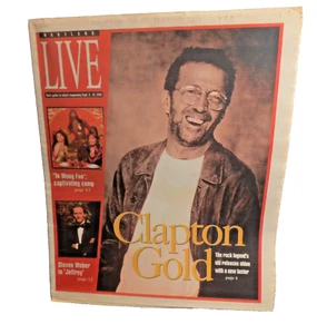 Maryland Live Newspaper Insert Eric Clapton Cover Sept 8 - 14, 1995 - Picture 1 of 5