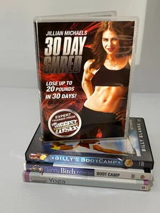 30 DAY SHRED - Jillian Michaels & Billy Blanks & Skinny Bitch & Yoga DVD BUNDLE - Picture 1 of 2