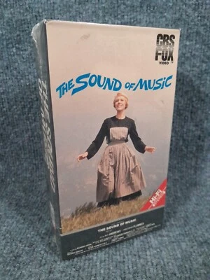 The Sound of Music 1965 Julie Andrews VHS Set 1986 CBS Fox Watermark New Sealed - Image 1 of 4
