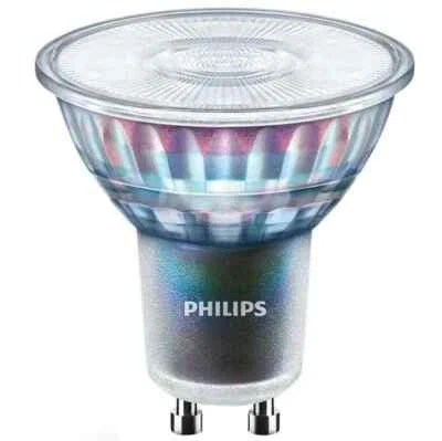 10 X Philips Master LEDspot LED GU10 5.5W Dimmable Warm White 2700K CRI97 240V - Image 1 of 4