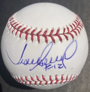JUAN SAMUEL Signed OMLB Baseball - Picture 1 of 2