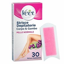 Veet Strisce Depilatorie Corpo Pelli Normali 30 Pezzi
