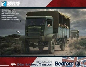 Bedford QLT Troop Carrier 1/56 plastic kit Rubicon 280107 - Picture 1 of 1