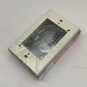 (2-Pack) Legrand V5747 Steel Shallow Device Box 1-Gang 1-3/8" Ivory - Picture 1 of 14