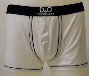 Boxer regolar  DG ,Dolce & Gabbana ,Homme, Blanc/Noir - M31160 OMD84,S,M,L,XL - Imagen 1 de 7