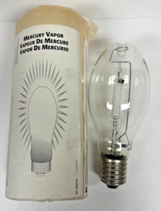 175 Watt Quecksilber Dampfbirne klar 591-5650-A1 Mogul Basis 7900 Lumen DESA NEU - Bild 1 von 8