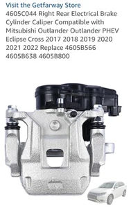 Right Rear Electrical Brake Cylinder Caliper For Mitsubishi Outlander 2012-2022 - Picture 1 of 7