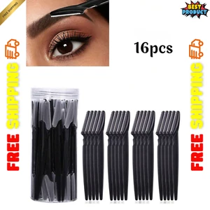 Eyebrow Razor 16pcs Eyebrow Shaping Trimmer Hair Removal Tools Eye Grooming Kit - Picture 1 of 8