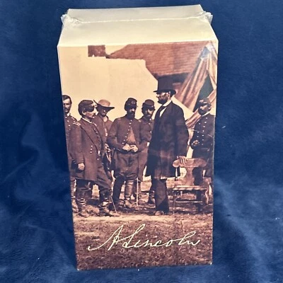 Lincoln Time Life NARRATED BY JAMES EARL JONES - 4 VHS Tape Set (1992) Sealed! - Image 1 of 4