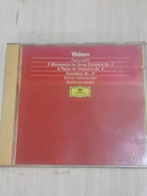 Webern: Passacaglia, 5 Movements for String Orchestra, etc (CD, DG 20th Century - Image 1 of 3