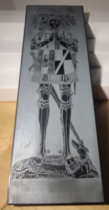 Sir William Gascoigne Etched Zinc Art Wall Plaque Collector Made in England - Bild 1 von 8