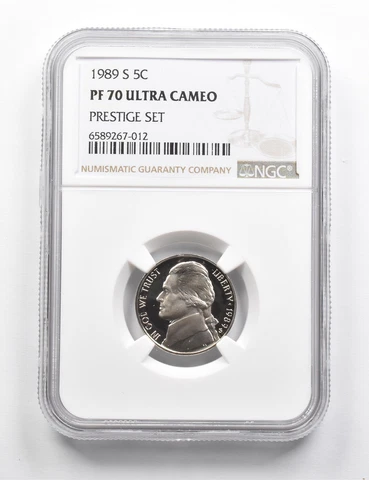 PF70 UCAM 1989-S Jefferson Nickel Prestige Set NGC RARE PEDIGREE *9781 Cover