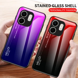 Para Infinix Smart 9, Lujo Moda Vidrio Carcasa Suave Parachoques Recubrimiento Trasero Estuche Cubierta - Imagen 1 de 21