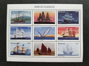 stamps Nicaragua 1996 Sailing ships MNH - Picture 1 of 1