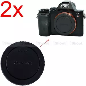 2x tappo cover corpo per fotocamera reflex micro attacco elettronico Sony a7II a7 a6000 a5100 a5000 - Foto 1 di 5