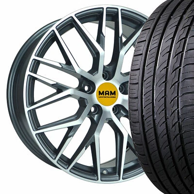 19" MAM RS4 Grey Front Polish ABE Sommerräder 245/35 für Audi A6 Avant 4F, 4F1 - Bild 1 von 4