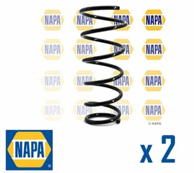 2 x FRONT AXLE SUSPENSION COIL SPRING PAIR SET SPRINGS NAPA OE QUALITY NCS1143 - Image 1 of 4