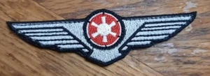 Imperial Navy TIE Fighter Pilot Flight Wings Badge Embroidered Patch Star Wars - Picture 1 of 3