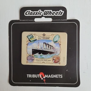 Titanic Steel Fridge Magnet By Classic Wheels 7cm x 5cm NEW - Picture 1 of 2