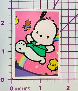 Pochacco Running with the Chicks - Sticker Vinyl Decal Sanrio Free Ship &Track - Picture 1 of 1