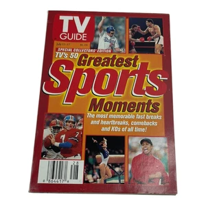 Vintage TV Guide July 11-17, 1998 - TV's 50 Greatest Sports Moments - Picture 1 of 4