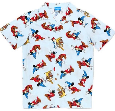 Camisa Disney Fantasia Mickey Aloha M Usada Foto 1 de 3