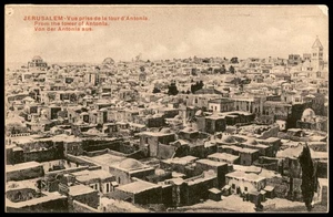 Judaica Palästina alte AK Jerusalem jüdisches Viertel mit den Synagogen - Bild 1 von 2