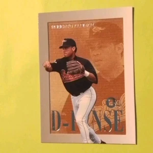 ROBERTO ALOMAR - BALTIMORE ORIOLES- 1996 E-XL "D-FENSE" INSERT CARD #1 of 10 - Picture 1 of 7
